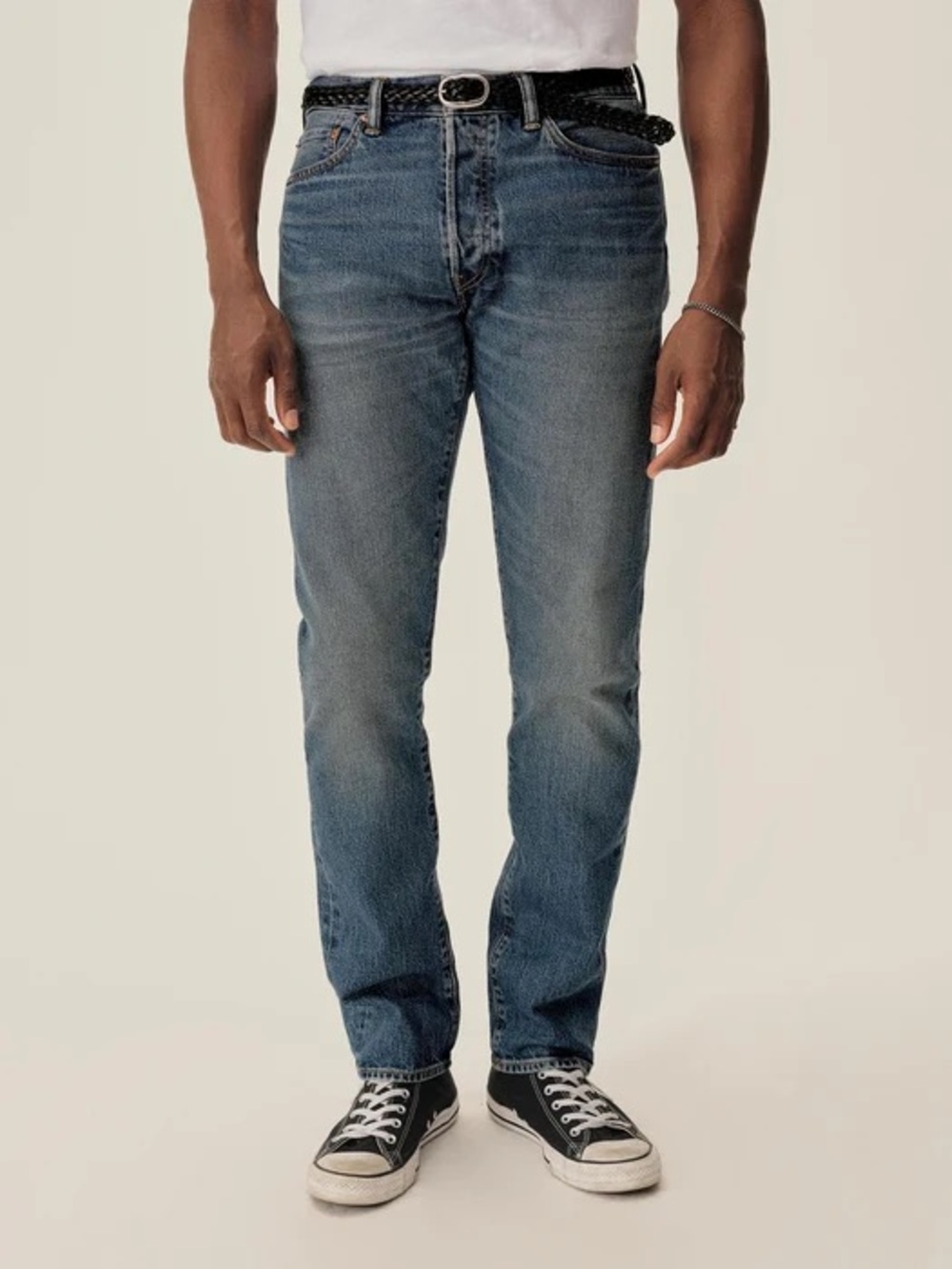 Buck Mason Jeans Maverick Slim 14 Oz. Double Dipped Sz 31x34 Mens
(Sep A-2)